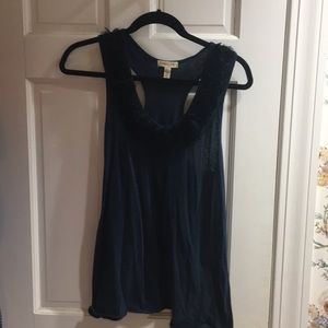 Navy Silence + Noise Tank Top